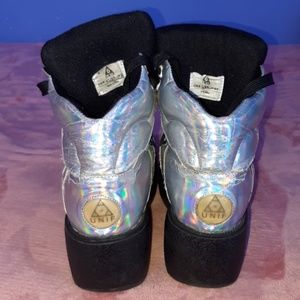 UNIF Shoes - Holographic Platforms UNIF Shoes - Holographic Platforms